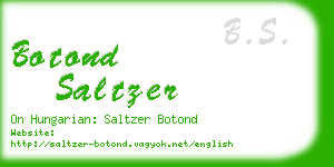 botond saltzer business card